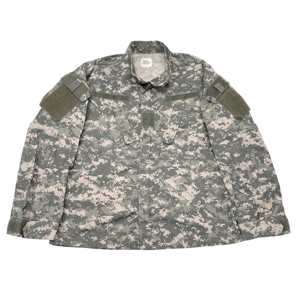 US Army Combat Uniform Size Medium Digital Camouflage Ripstop Military Jacket